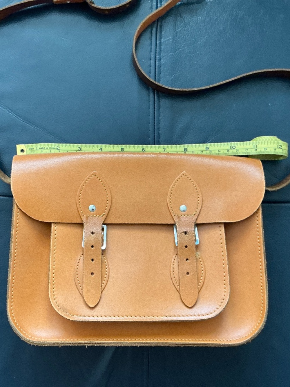 11-inch Classic Leather Satchel from the Leather Satchel Company. From the UK